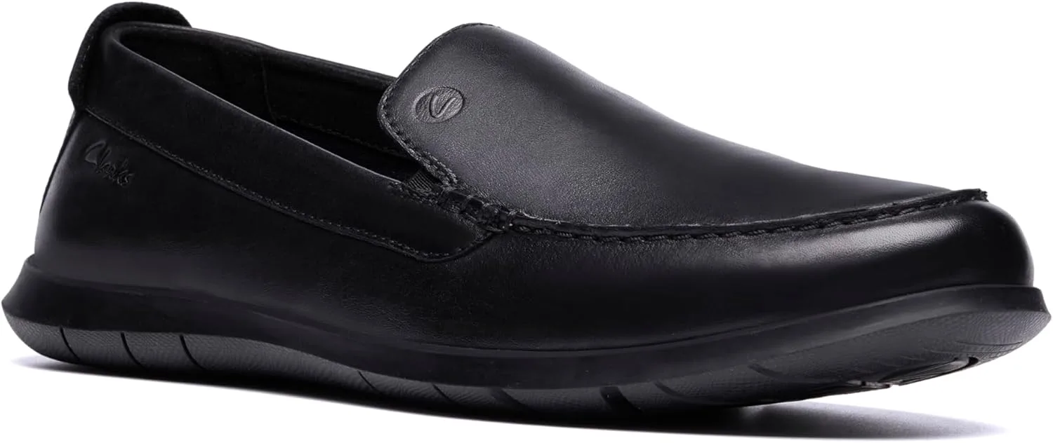 Мужские лоферы Clarks Flexway Step, черный — фото 3
