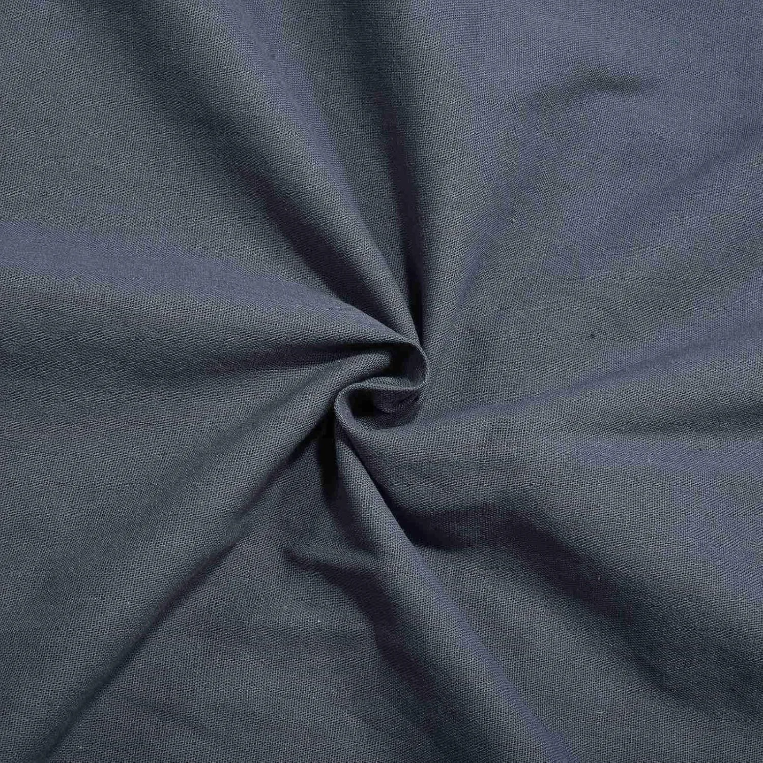 Мужская хлопковая льняная рубашка slim fit с отложным воротником на пуговицах, длинный рукав, однотонная, повседневная винтажная куртка Generic, серый — фото 2