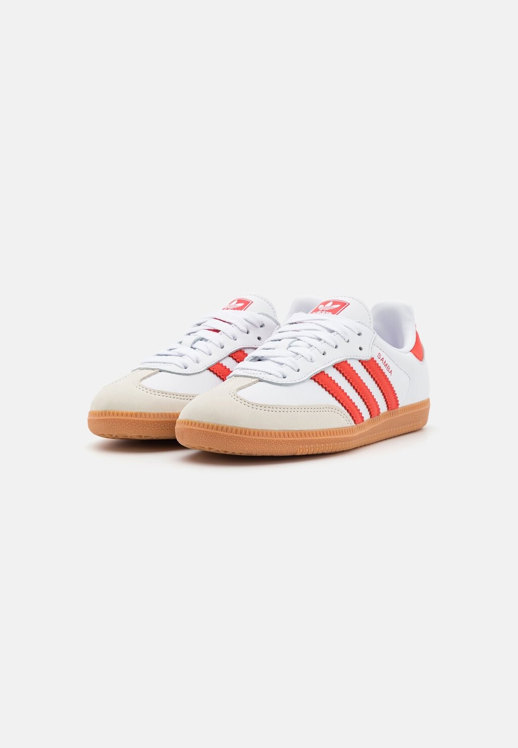 Кроссовки adidas Originals SAMBA OG, цвет footwear white/solar red/off white — фото 2
