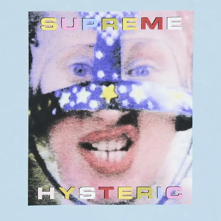 Футболка Supreme x HYSTERIC GLAMOUR Headcase, синий — фото 2