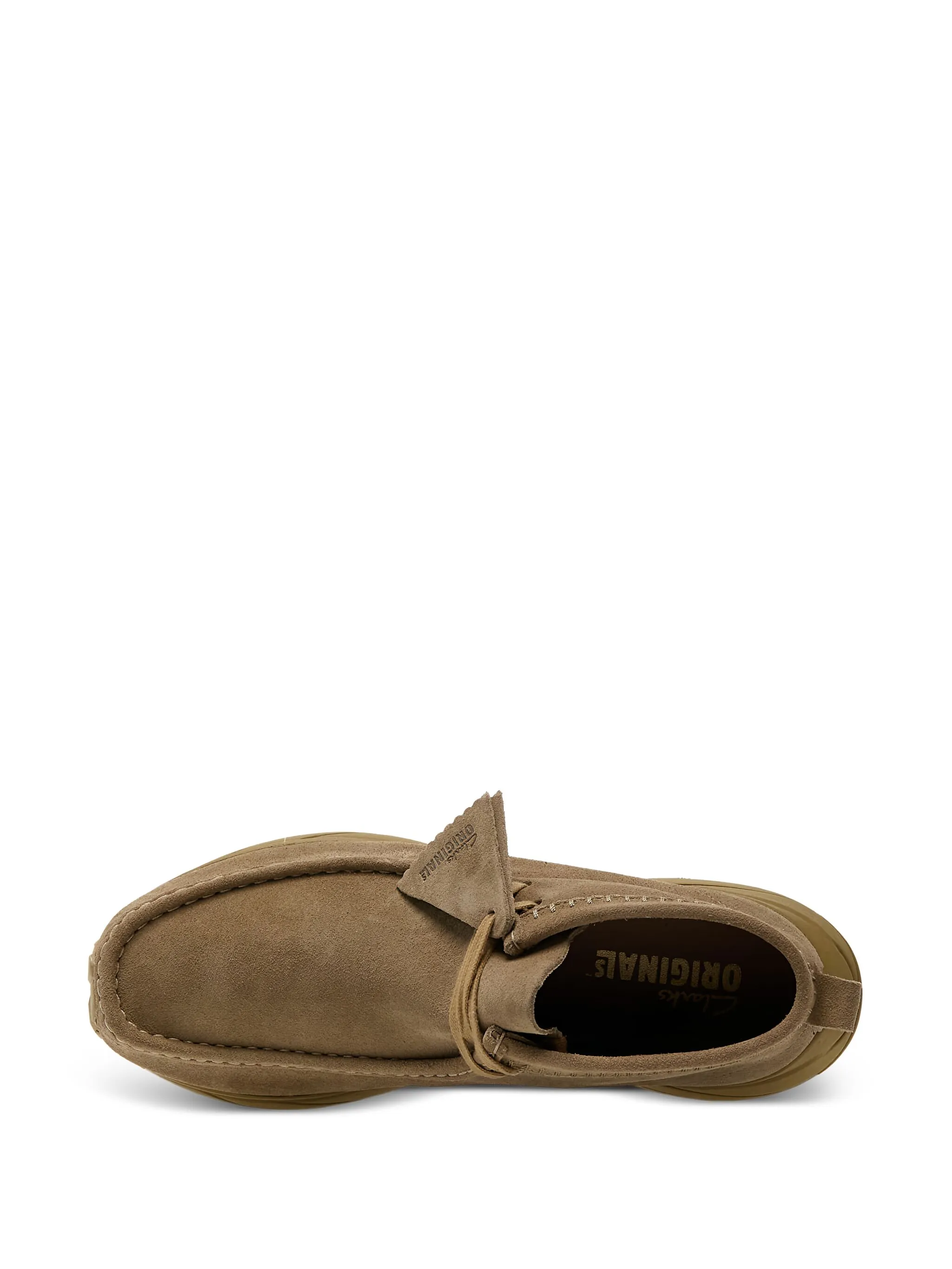 Ботинки Wallabee Eden Clarks Originals, бежево-коричневый — фото 4