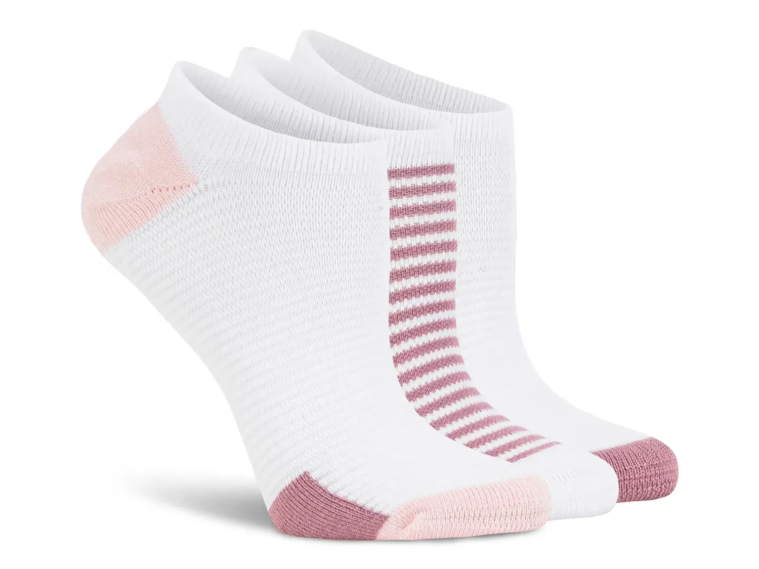 

Женские носки-невидимки с амортизацией - 3 пары Lemon, Light Pink