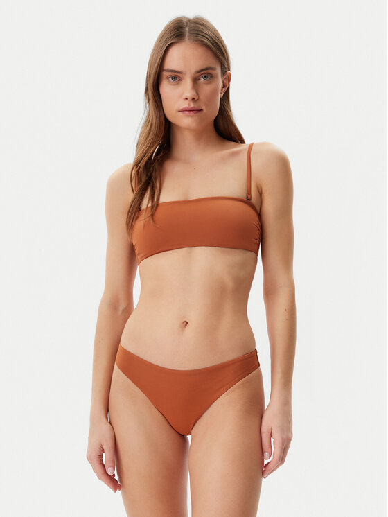 Нижняя часть бикини KW0KW02705 Calvin Klein Swimwear, коричневый — фото 2