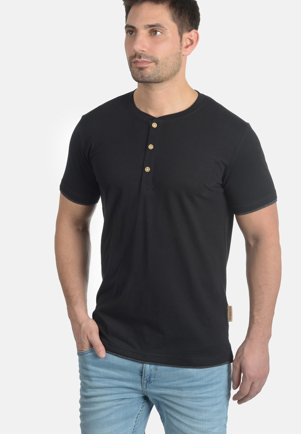 

Футболка базовая TONY INDICODE JEANS, цвет black