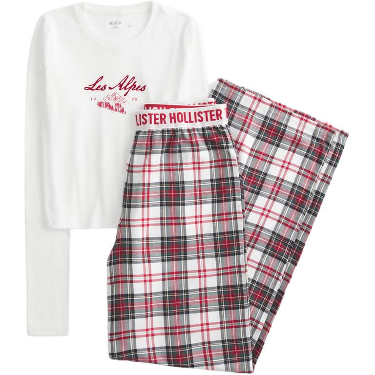 

Женский комплект пижамы Hollister, красный