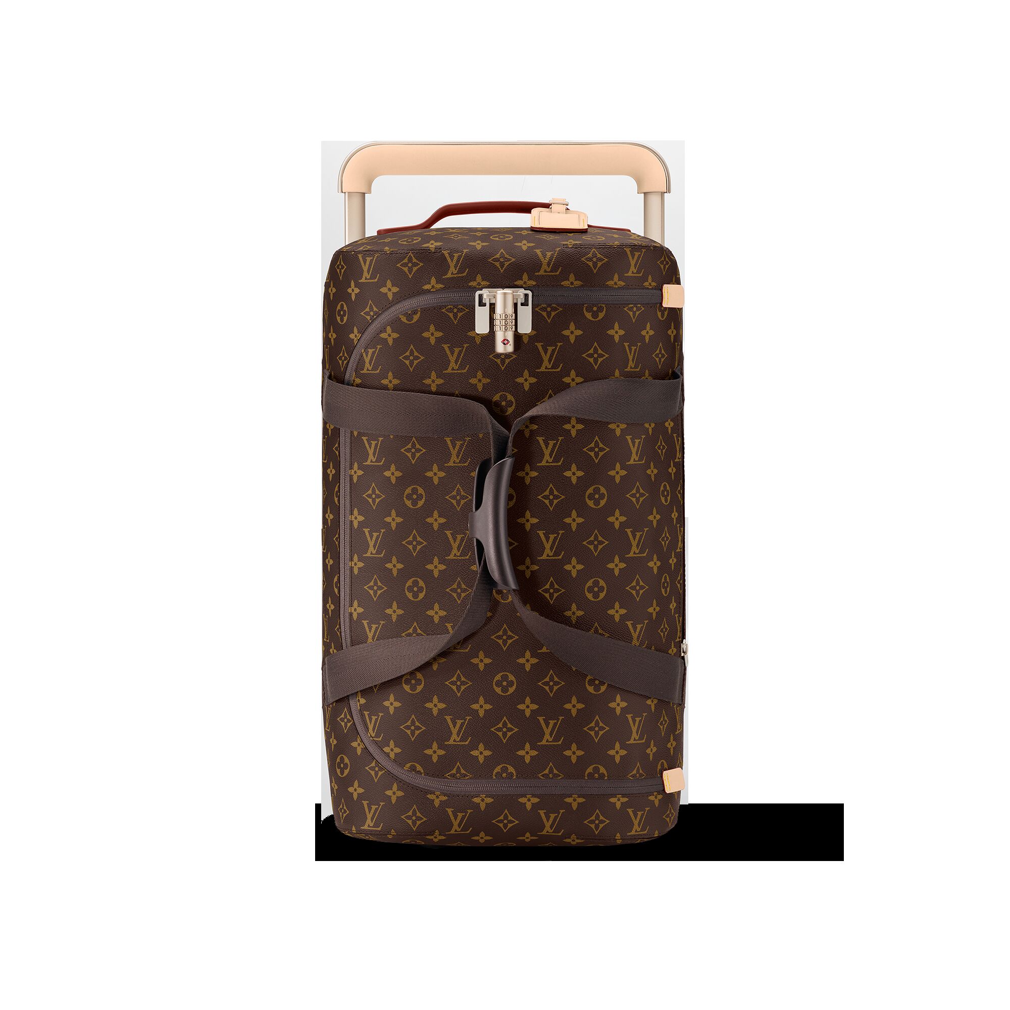 

Мягкая дорожная сумка Horizon 55 Louis Vuitton, коричневый