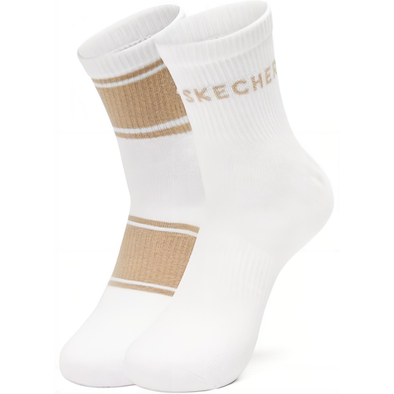 

Низкие носки унисекс 2 пары Skechers, серый/ярко-белый