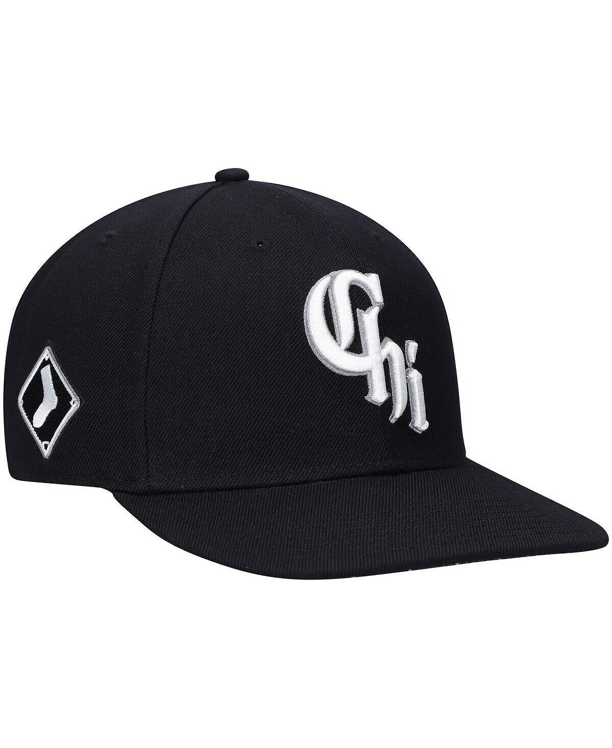 

Мужская черная кепка Chicago White Sox City Connect Captain Snapback '47 Brand
