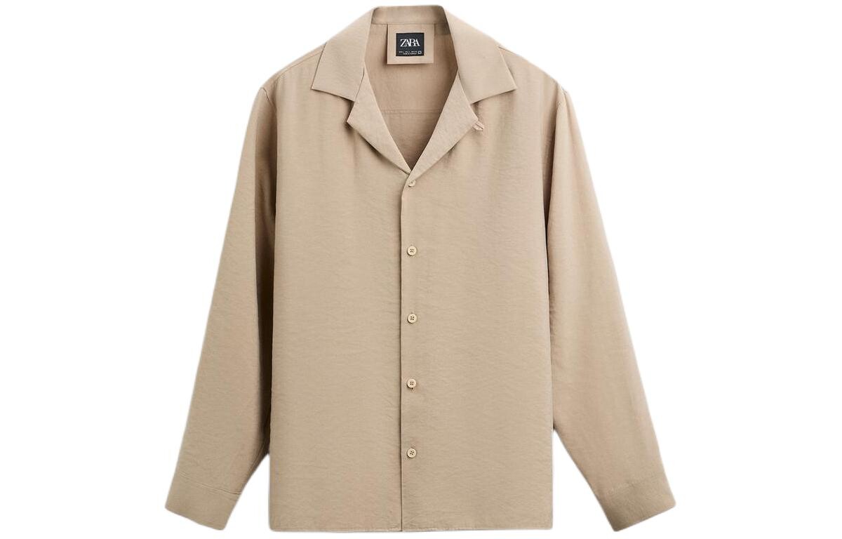 

Рубашка мужская загар Zara, цвет Tan