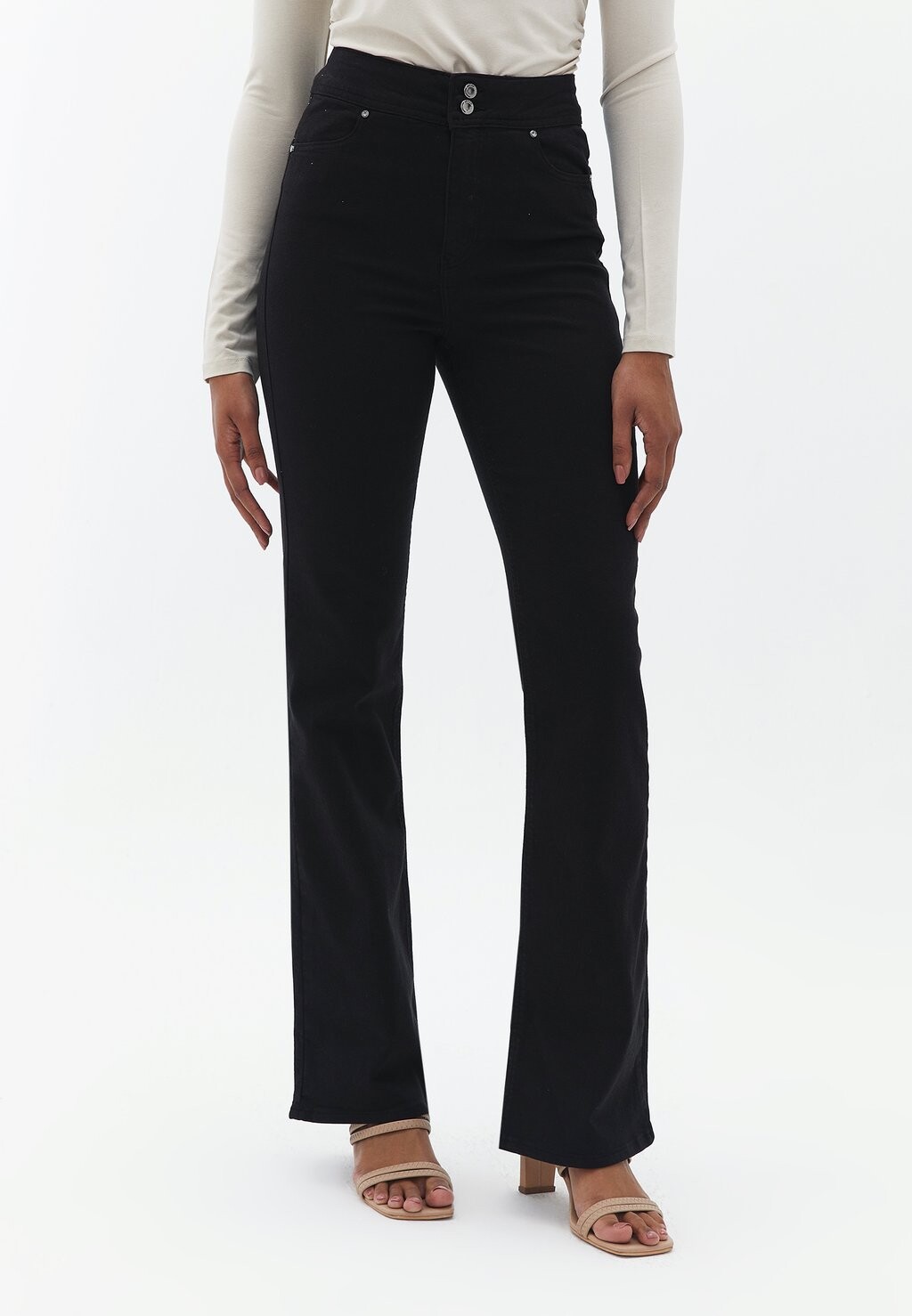 

Джинсы Bootcut MIT HOHER TAILLE OXXO, цвет black