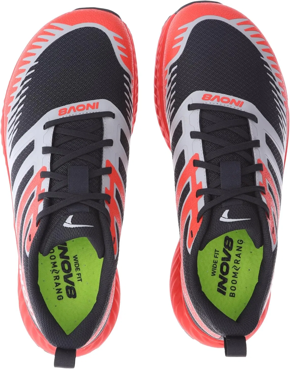 Мужские беговые кроссовки Inov-8 INOV8, Black, Fire Red, Dark Grey — фото 3