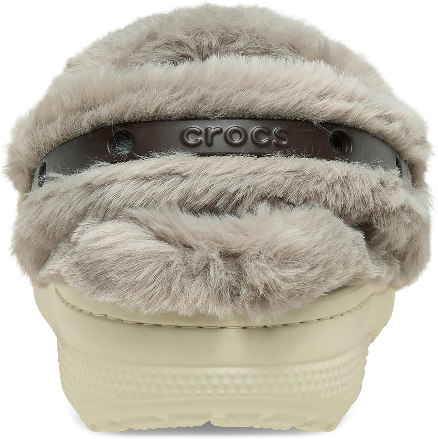 Сабо унисекс для взрослых Classic Unforgettable с подкладкой, пушистые тапочки Crocs, Mushroom — фото 2