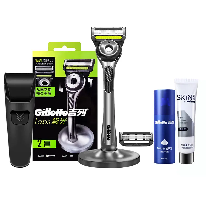 Бритвенный набор Aurora с лезвиями Gillette