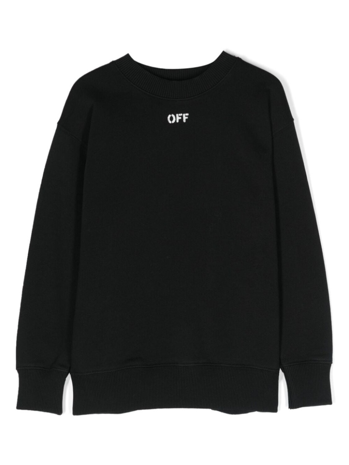 

Off-White Kids толстовка с логотипом, черный