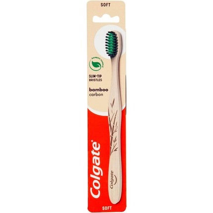 

Бамбуковая угольная зубная щетка Soft, 1 шт., Colgate