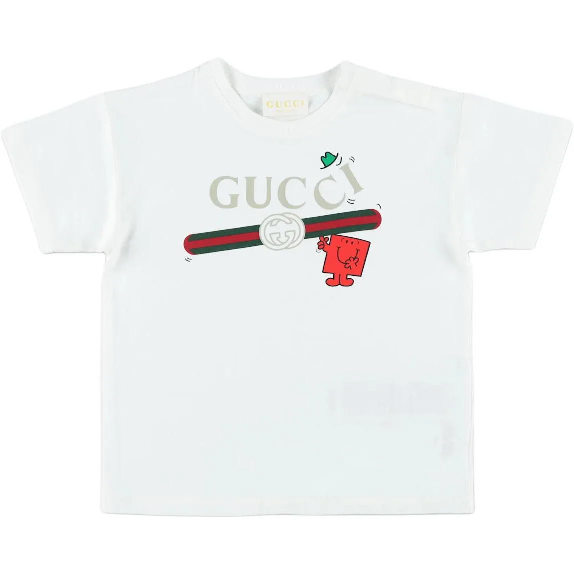 Футболка FW25 для малышей GUCCI, белый