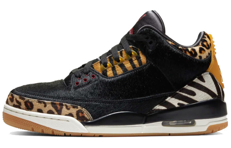 

Кроссовки Jordan Air Jordan 3 Vintage Basketball Unisex, черный/мультиколор