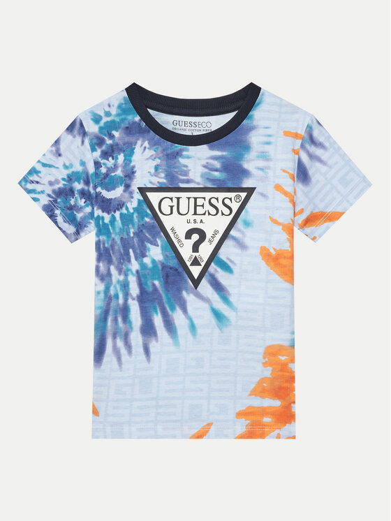 

Футболка обычного кроя N5GI07 K8HM4 Guess, синий