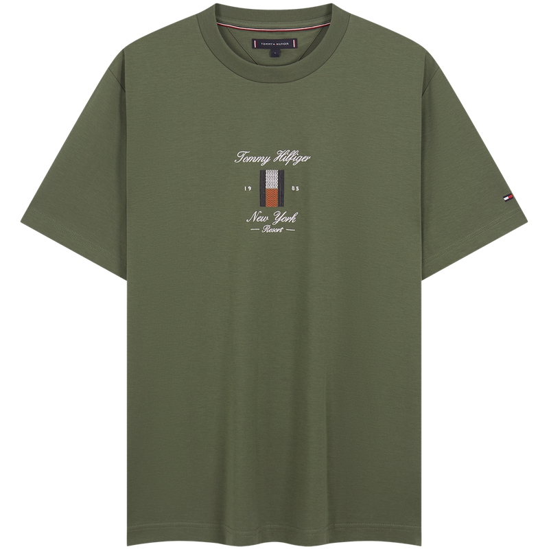 

Футболка мужская Tommy Hilfiger, темно-зеленый