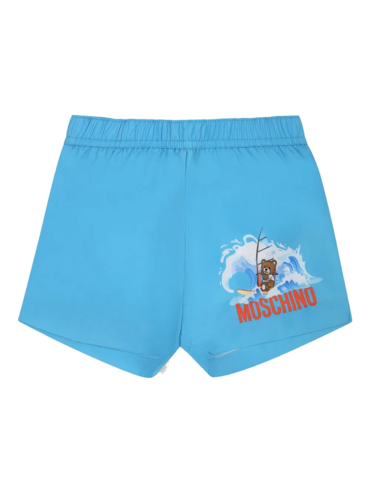 

Moschino Kids шорты для плавания с принтом тедди-логотипа, синий