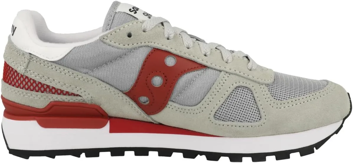 Мужские винтажные кроссовки Saucony Jazz Original, красный/серый — фото 3