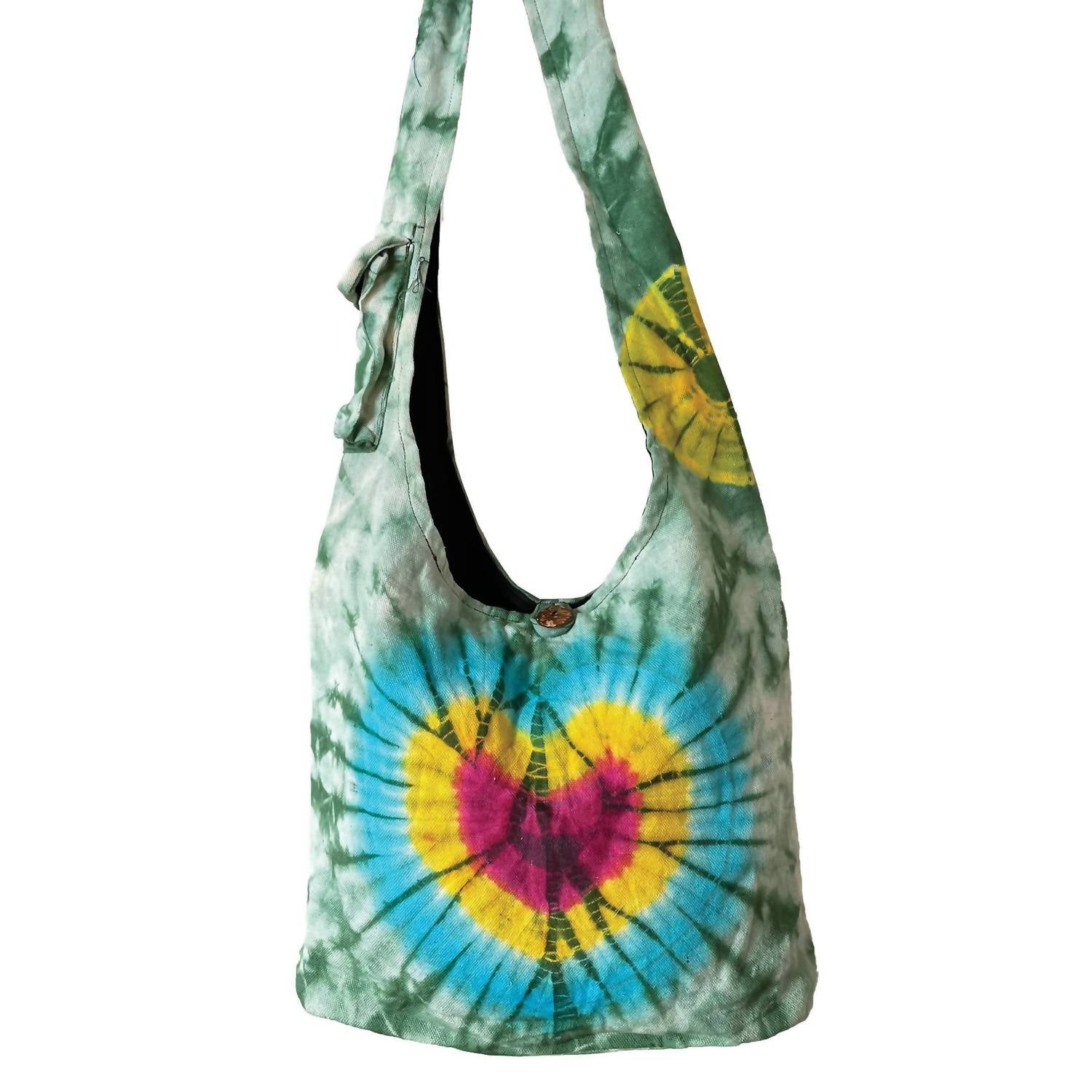 

Сумка через плечо Heart Tie Dye в цвете Tie Dye Yak & Yeti, Tie-Dye