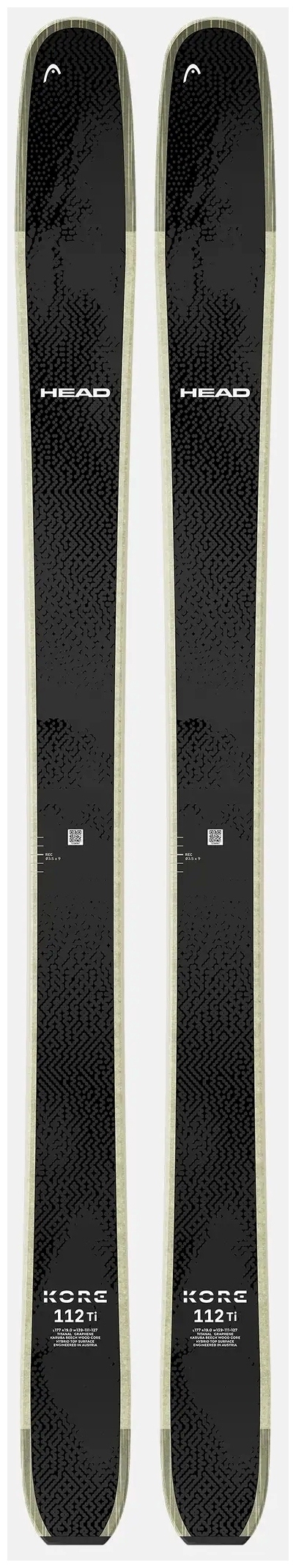 

Новые лыжи Head Kore 112 Ti 2026 года, длина 184 см