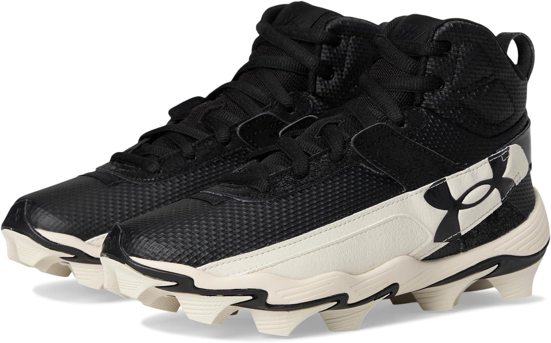 

Кроссовки Under Armour Kids Harper 10 Jr RM Baseball Cleats, Black/Stone/Black