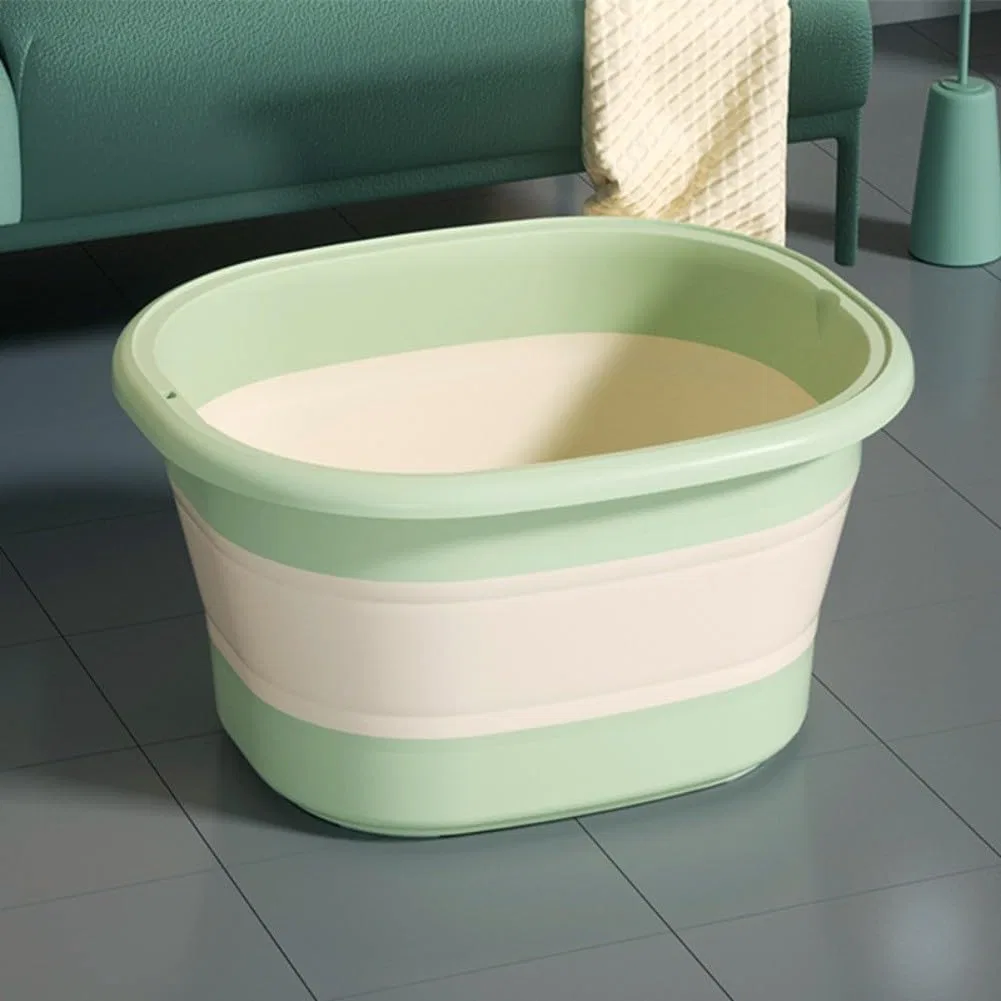 Складная силиконовая ванночка для ног Wodsty, Green — фото 2