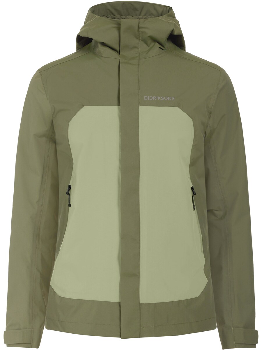 

Термо пуховик Didriksons Outdoor jacket GRIT, цвет light green/dark green