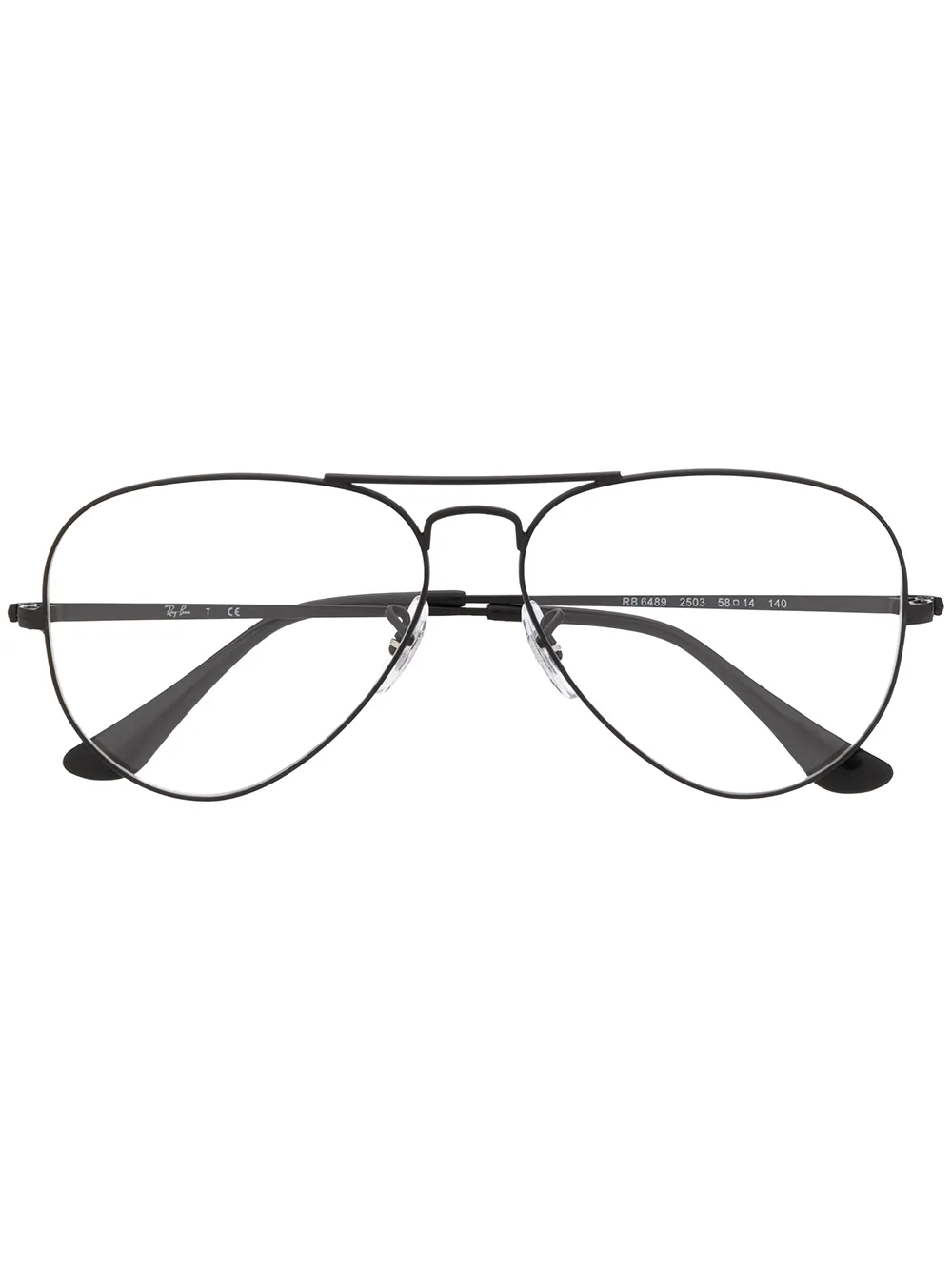 

Массивные очки в круглой оправе Ray-Ban, черный