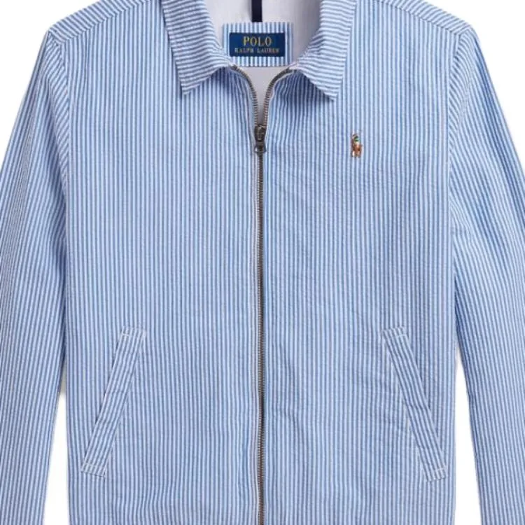 Куртка и пальто для детей Polo Ralph Lauren, синий белый мультиколор — фото 4