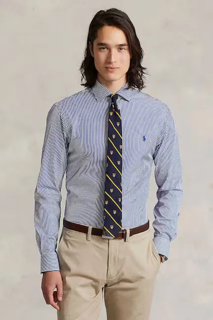 Рубашка с узором Polo Ralph Lauren, белый