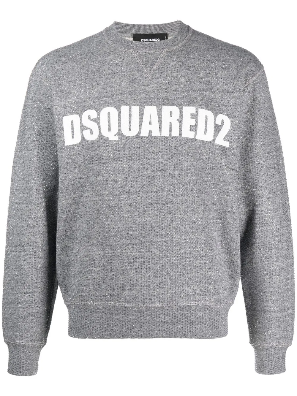 

Толстовка с кристаллами DSQUARED2, серый