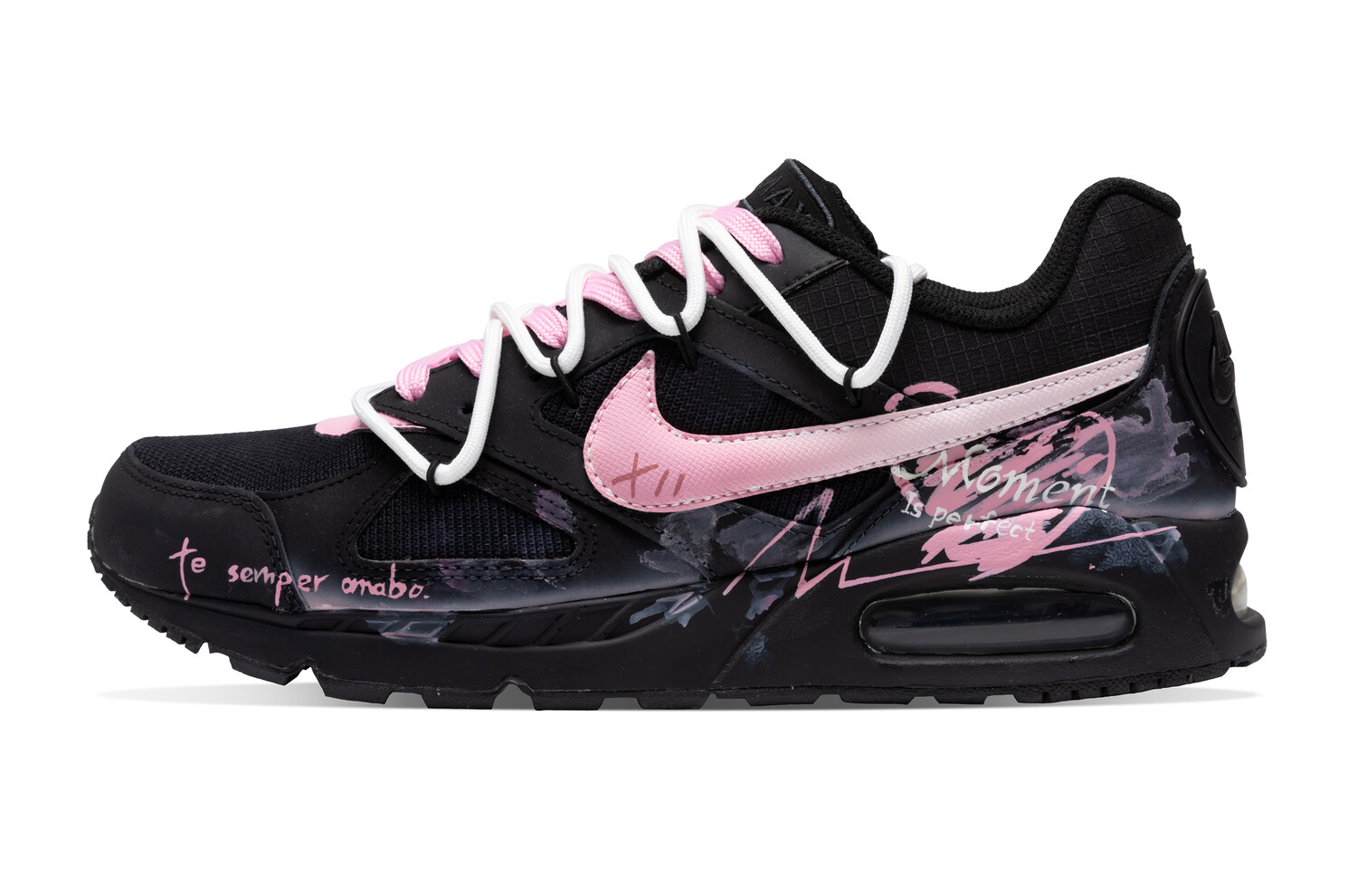

Кроссовки мужские Sb Air Max Low-Top розовый Nike, черный/розовый