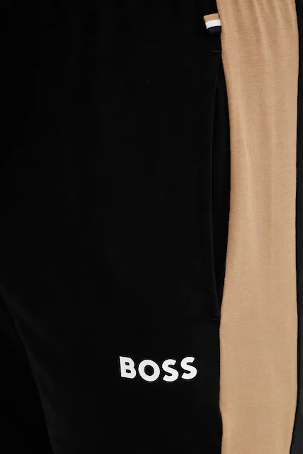 Шорты пижамные из модала Balance Shorts BOSS, черный — фото 4