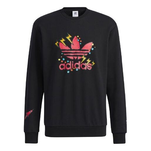 

Толстовка adidas originals Fangtastic Series Disney Mickey Printing Sports Round Neck Pullover Black, черный