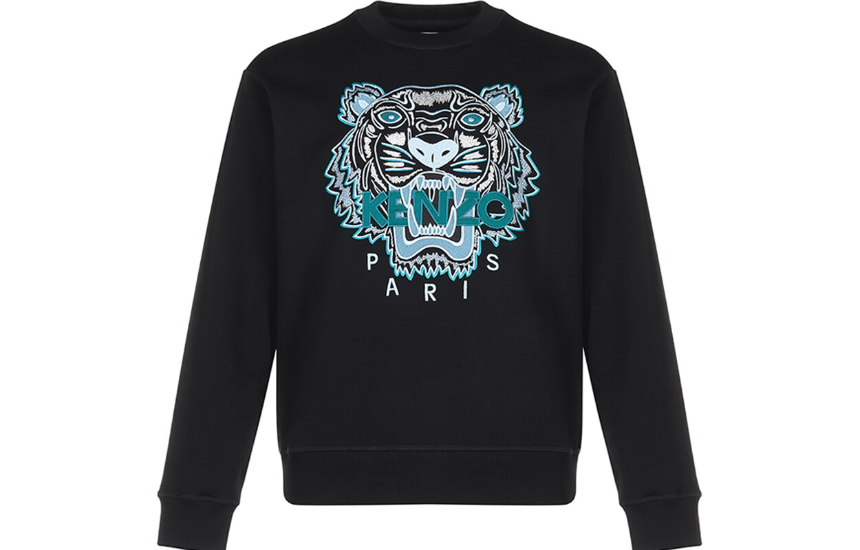 

Толстовка мужская Kenzo, черный / бирюзовый