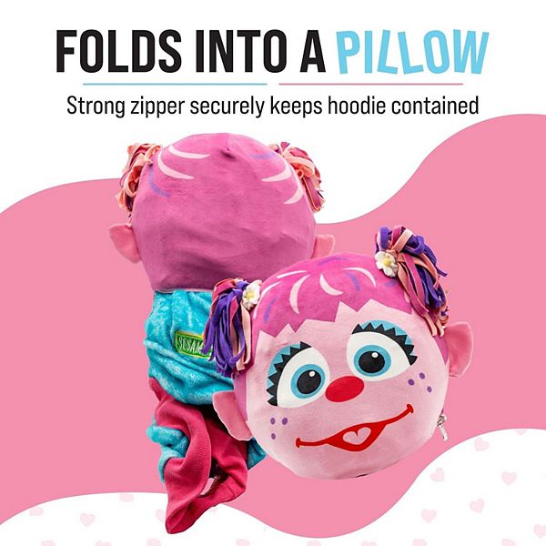 Sesame street abby cadabby snugible 2 in 1 Одеяло-худи и подушка для детей Plushible — фото 3