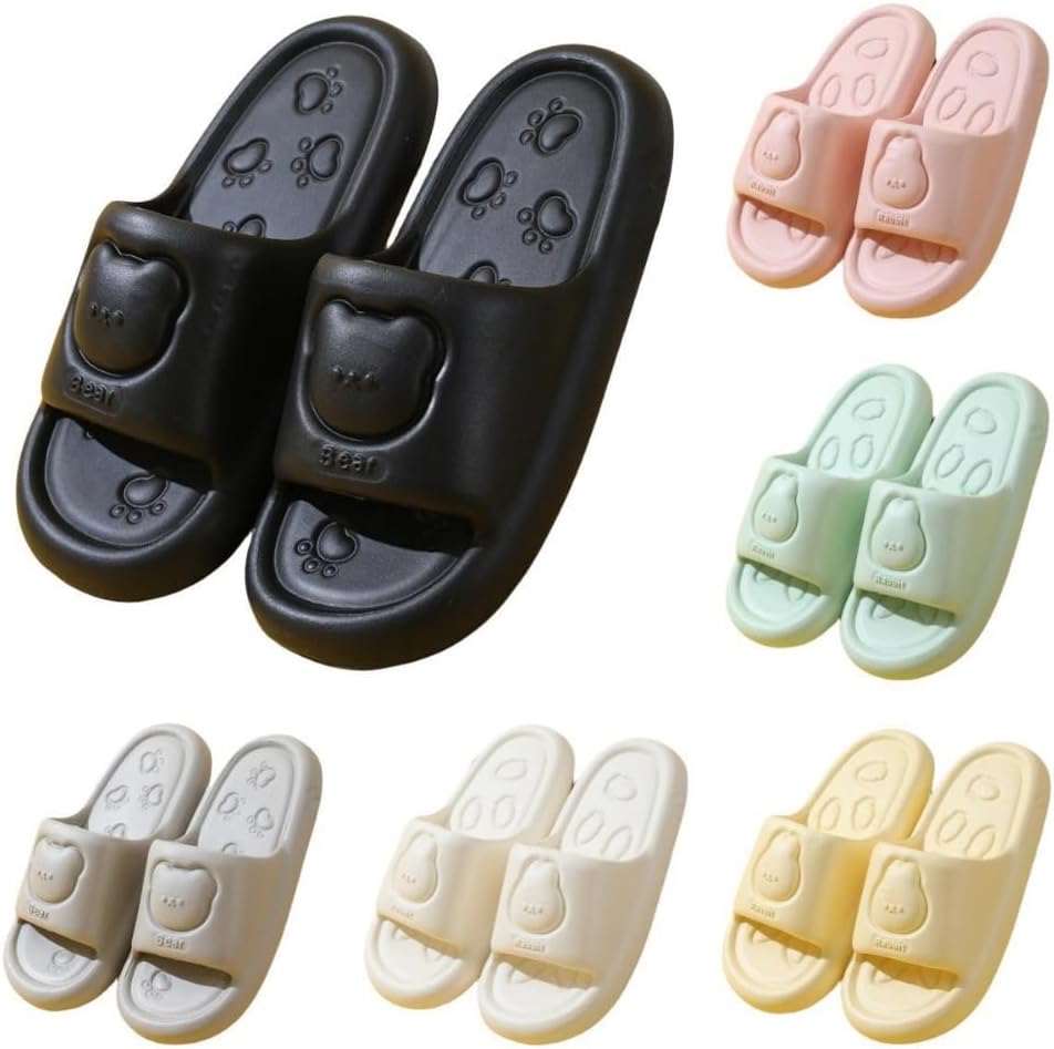 

Милые шлепанцы-зайчики для женщин Albiva, черный