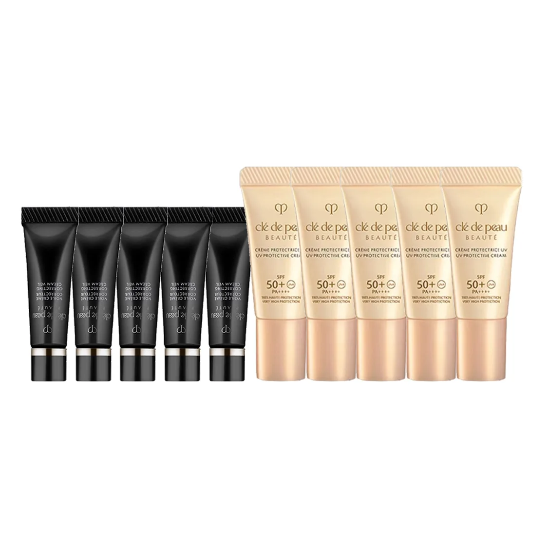 Clé De Peau Beauté Набор пробников праймера Radiant Glow с антивозрастным действием и защитой от солнца и уф-излучения, Sunscreen 8ml*3 + Sunscreen Lotion 3ml*3 — фото 4