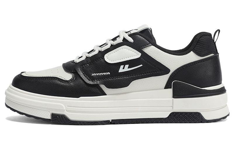 

Варриор Лоу Топ Скейтборд обувь мужская бежево-черная, Панда черно-белая