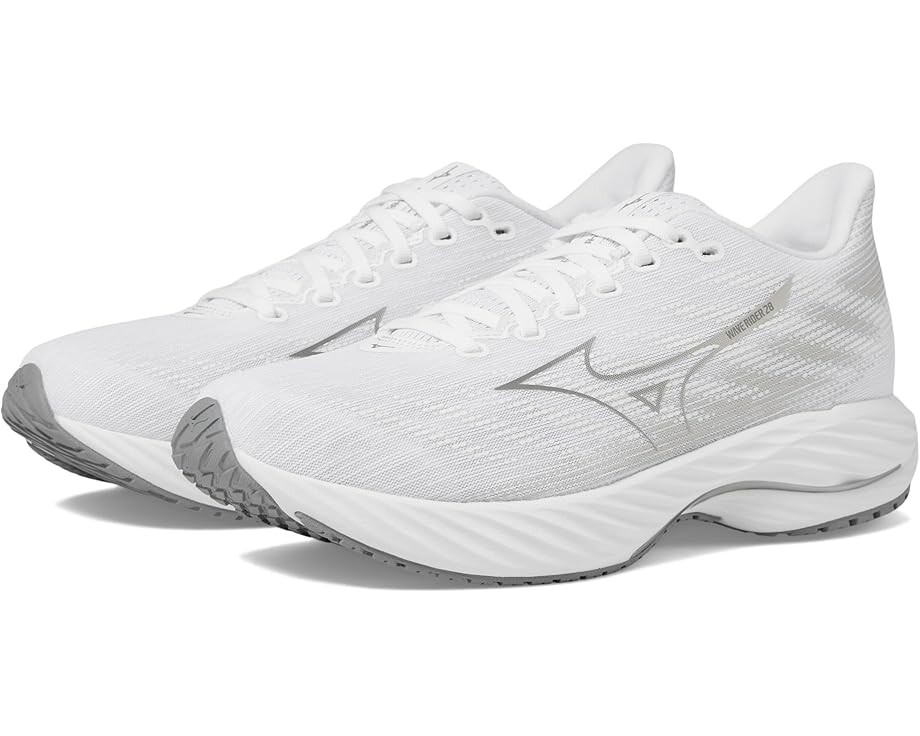 

Кроссовки Mizuno Wave Rider 28, цвет White/Ultimate Grey