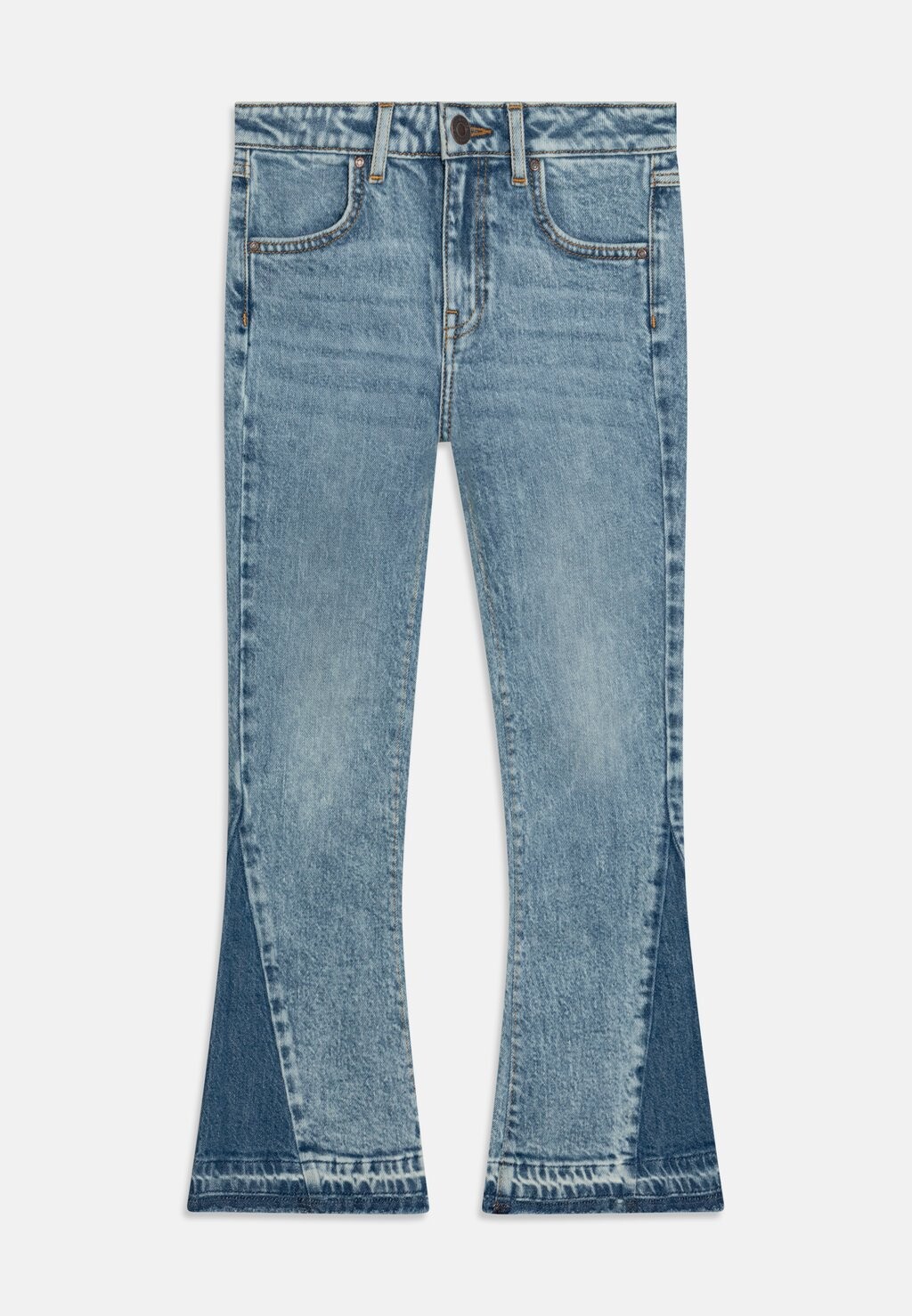 

Расклешенные джинсы JUNIOR GIRL STRETCH Guess, светло-голубой деним