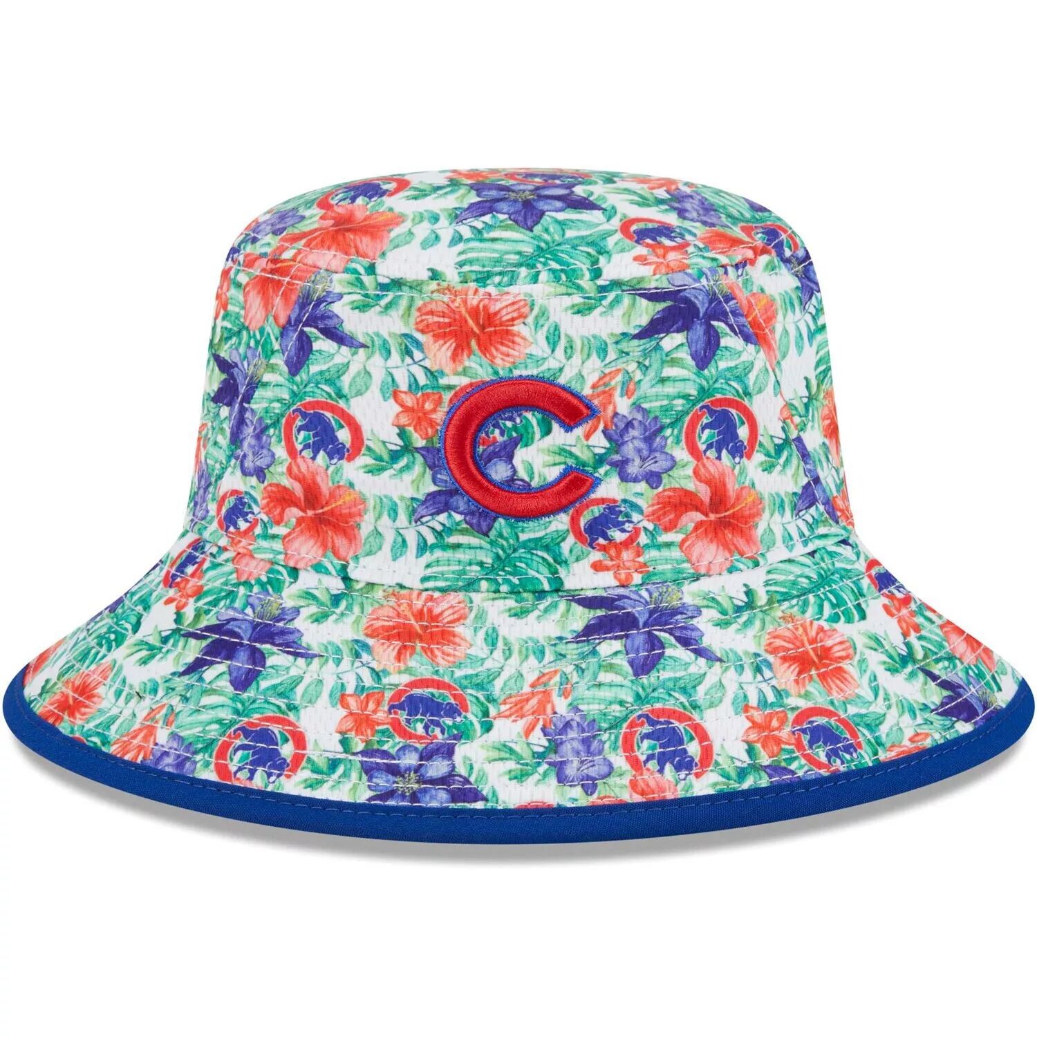 

Мужская панама с цветочным принтом New Era Chicago Cubs