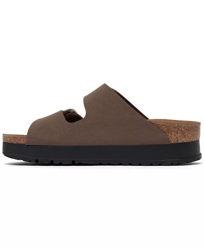 Женские сандалии на платформе Arizona Flex Birko-Flor от Finish Line Birkenstock, коричневый — фото 3