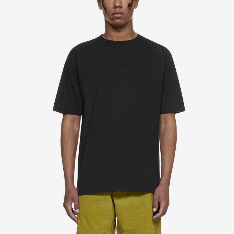 Футболка мужская черная из коллекции 40-летия STONE ISLAND — фото 4