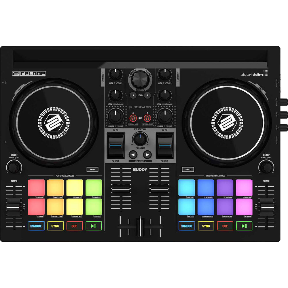 

DJ-контроллер Reloop Buddy Compact 2-Deck DJAY Controller AMS-BUDDY
