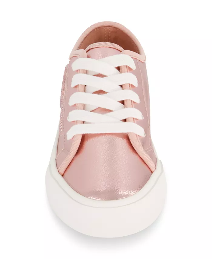 Sam & Libby Little and Big Girls Davie Dina Court Lace Up Sneaker – кроссовки на шнуровке для девочек и подростков Sam and Libby, розовый — фото 3