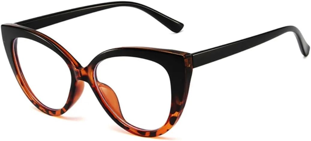 

Солнцезащитные очки для мужчин и женщин - защита от УФ-излучения UV400 - прозрачные линзы "кошачий глаз" для занятий спортом на открытом воздухе и вождения DSVIGF, Black Leopard